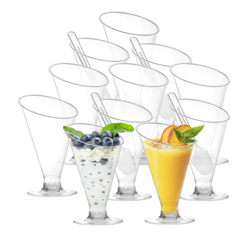 E.FOR.U Plastic Disposable Dessert Cups Wayfair